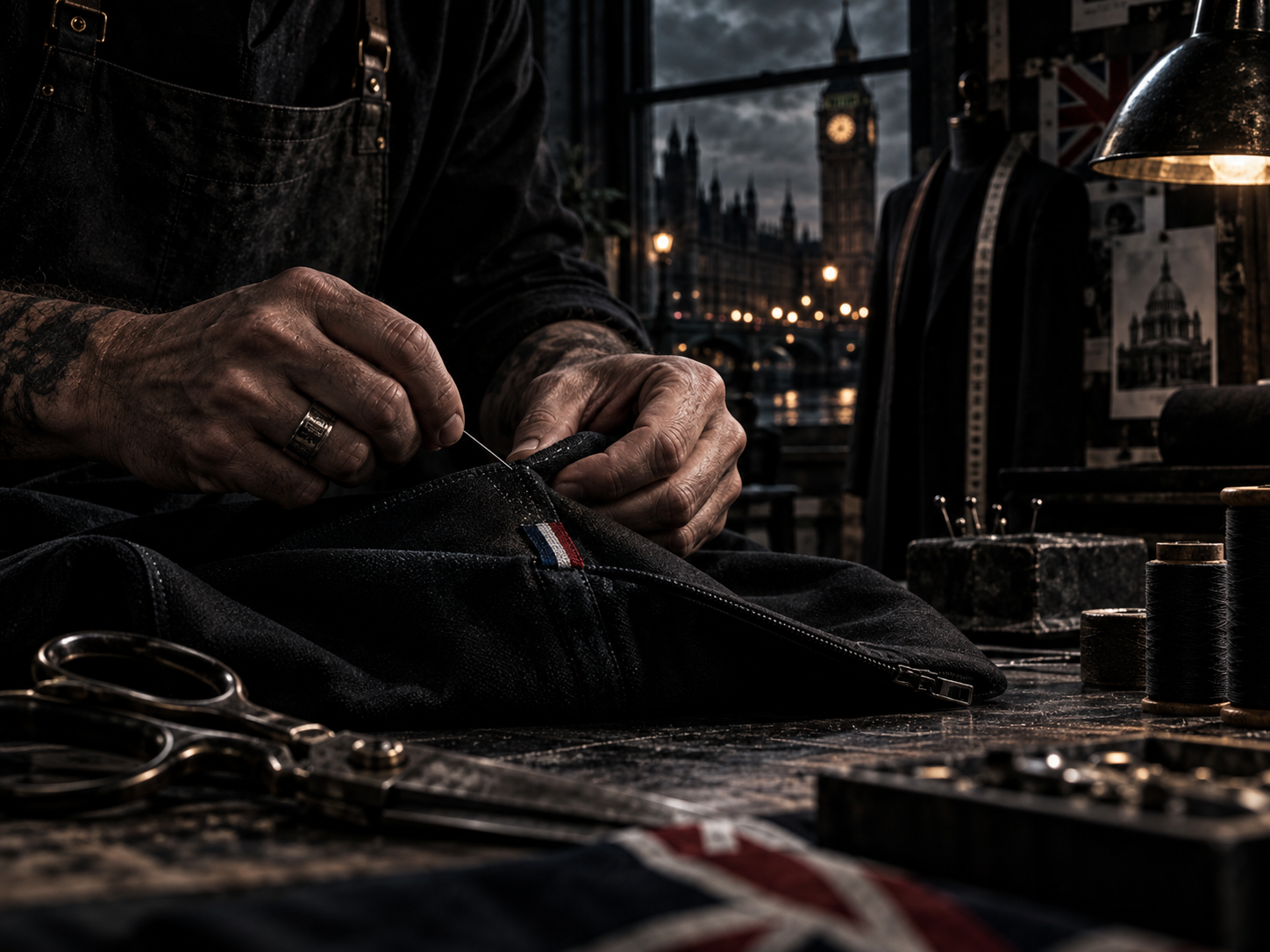 Craftsmanship in a London atelier